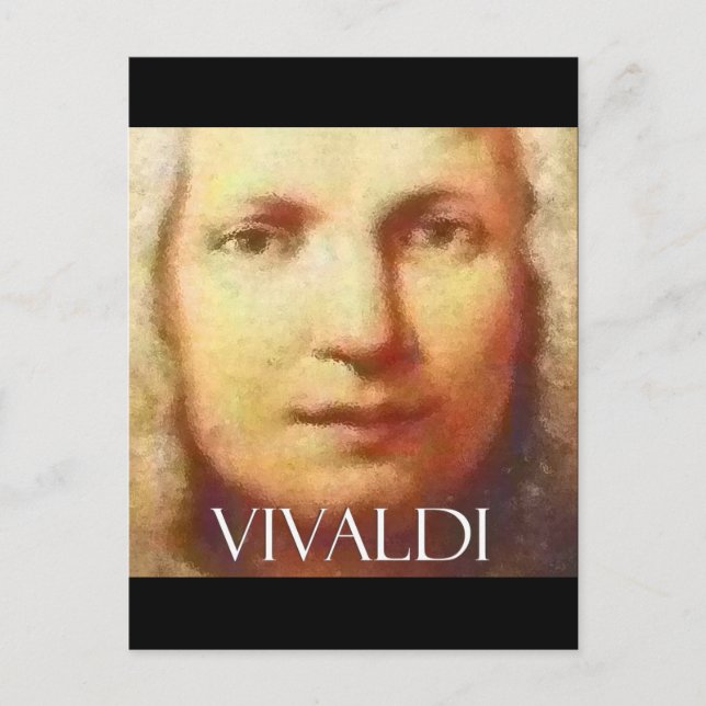 Antonia Vivaldi Anpassbare Ware Postkarte (Vorderseite)