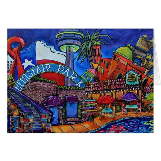 Antoniakarte im Stadtzentrum (Vorderseite (Horizontal))