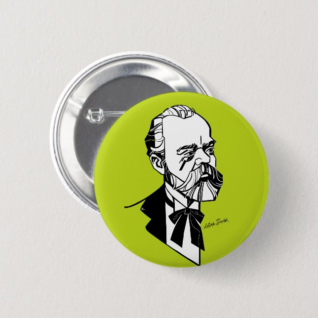Antonín Dvořák Button (Vorne & Hinten)