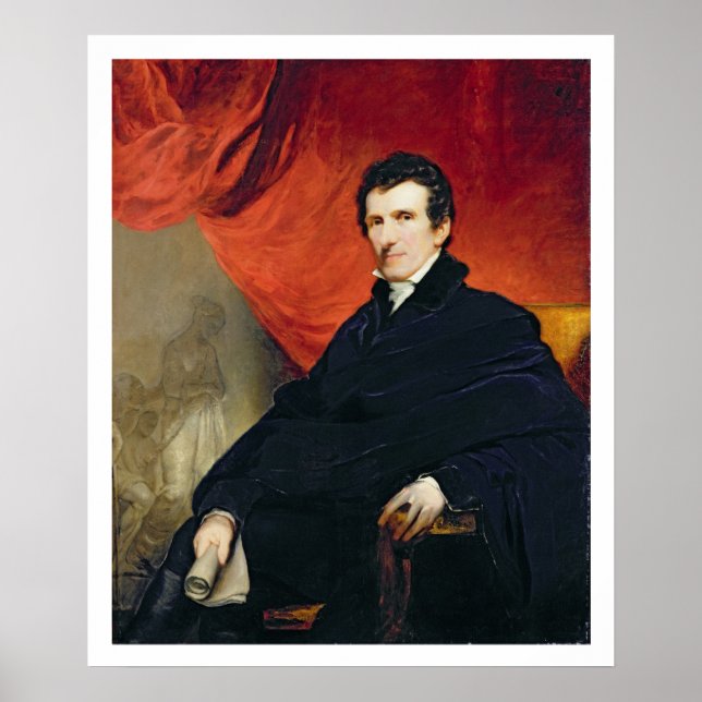 Antonio Canova (1757-1822), 1819-20 (Öl auf Leinwa Poster (Vorne)
