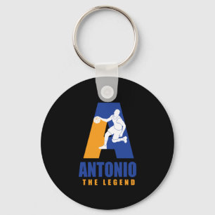 Antonio Custom Player Basketball Ihr Name The Leg Schlüsselanhänger
