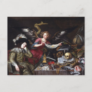 Antonio de Pereda - Der Rittertraum Postkarte