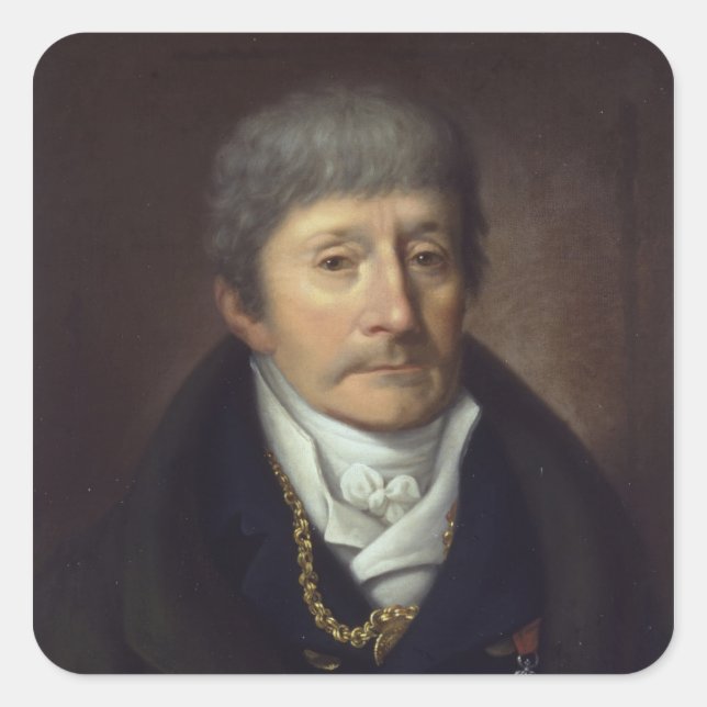 Antonio Salieri Quadratischer Aufkleber (Vorderseite)