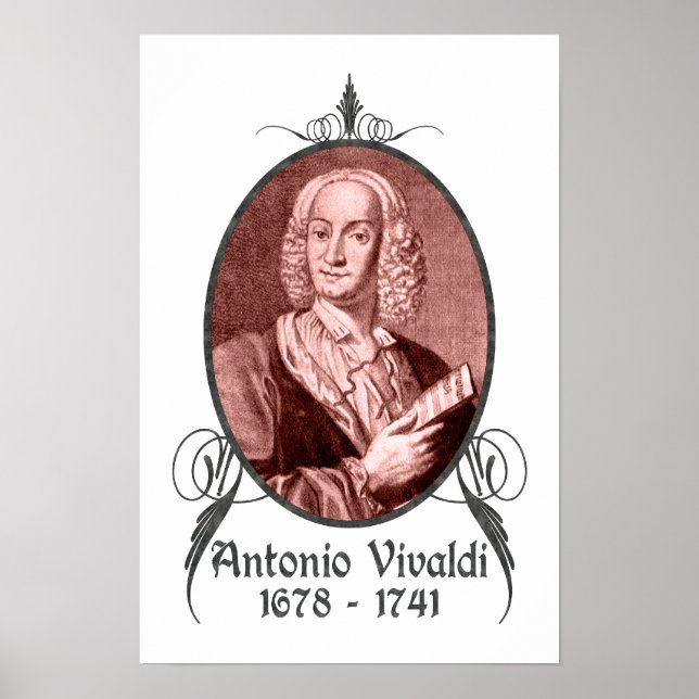 Antonio Vivaldi Poster (Vorne)