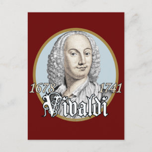 Antonio Vivaldi Postkarte