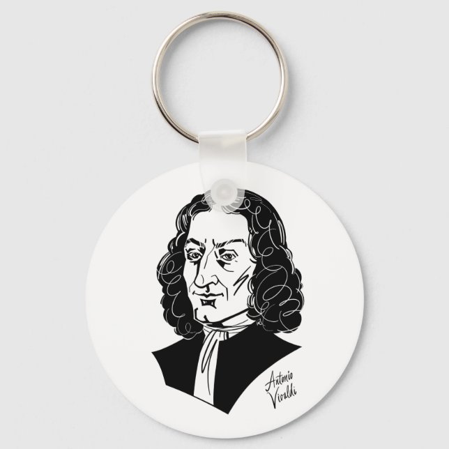 Antonio Vivaldi Schlüsselanhänger (Vorderseite)