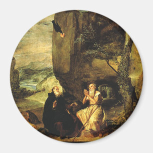 Antonius der Große und Paulus von Theben Magnet