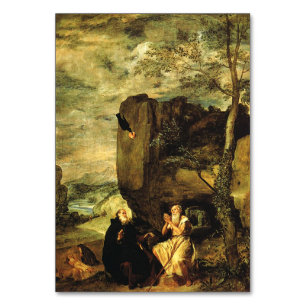 Antonius der Große und Paulus von Theben Tischnummer