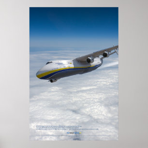 Antonov An-225 Mrija: 3D Luftfahrt Kunstposter Poster