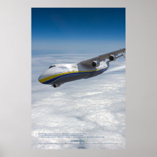 Antonov An-225 Mrija: 3D Luftfahrt Kunstposter Poster