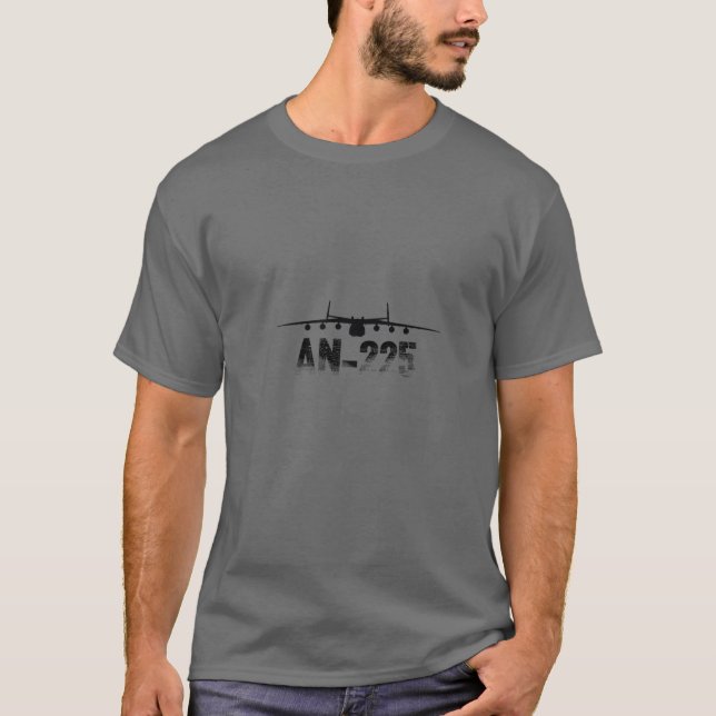 Antonov An-225 Mriya Aircraft T-Shirt (Vorderseite)