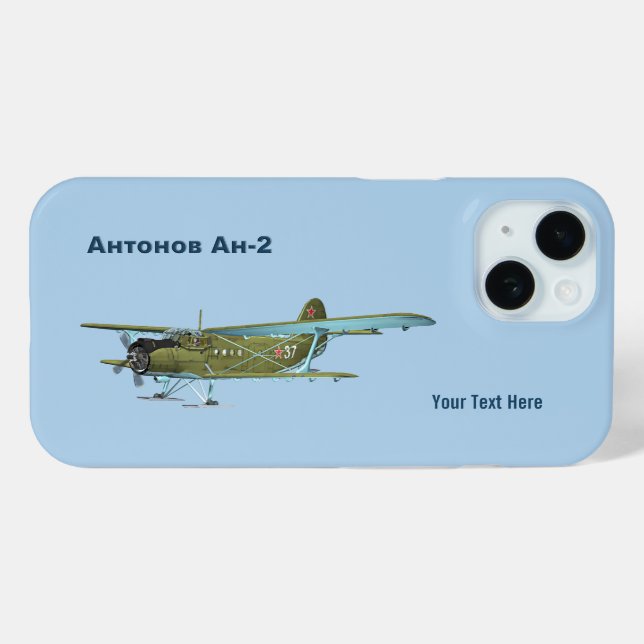 Antonov An-2 Case-Mate iPhone Hülle (Rückseite (Horizontal))