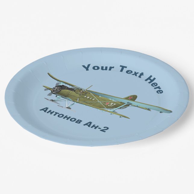 Antonov An-2 Pappteller (Schrägansicht)