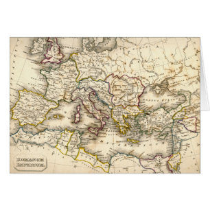 Antquie Karte von altem römischem