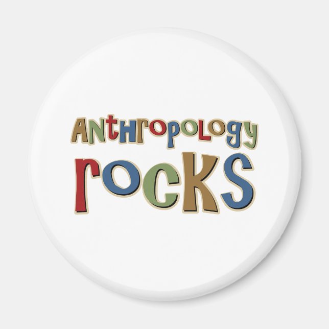 Antrhopologie Rocks Magnet (Vorne)