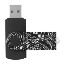 ANTRIEB DER MUSIK-NOTES-USB