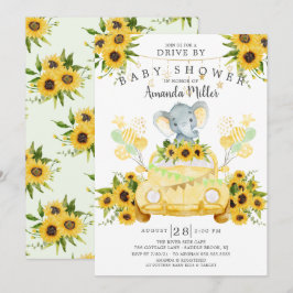 Antrieb durch eine neutrale Babydusche Einladung