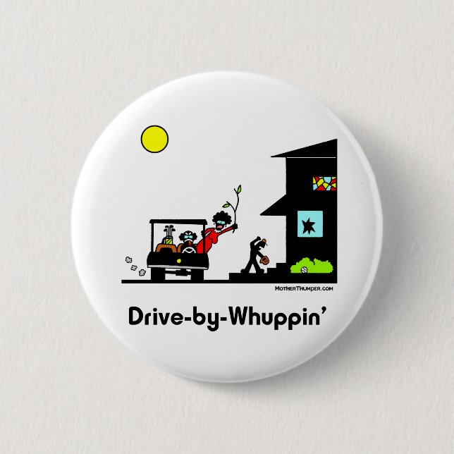 Antrieb-Durch-Whuppin Button (Vorderseite)