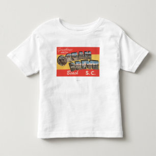 Antriebs-Strand South Carolina - Ozean Kleinkind T-shirt