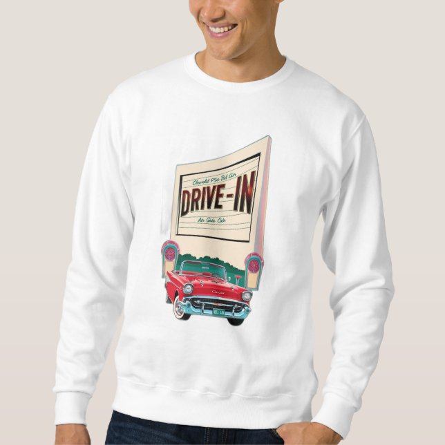 Antriebsfilm im Stil der 50er Jahre Sweatshirt (Vorderseite)