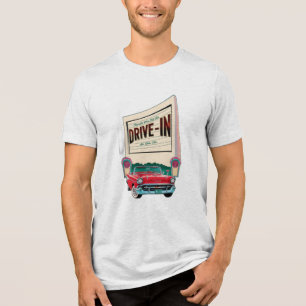 Antriebsfilm im Stil der 50er Jahre Tri-Blend Shirt