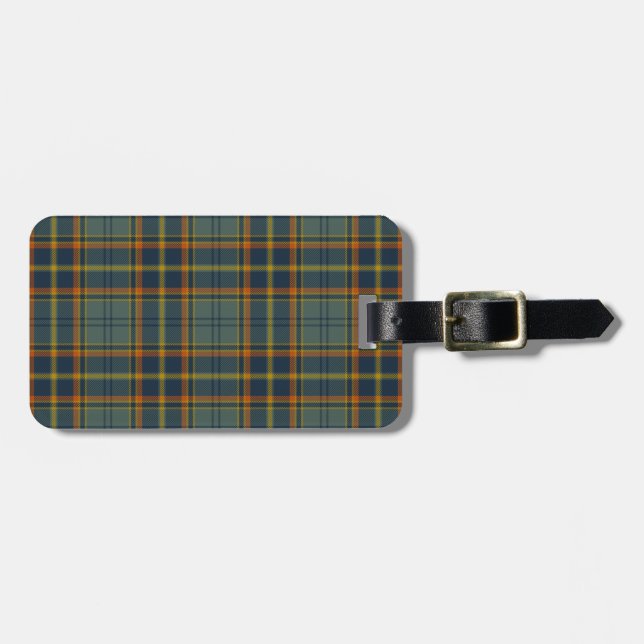 Antrim County IrenTartan Gepäckanhänger (Vorderseite horizontal)