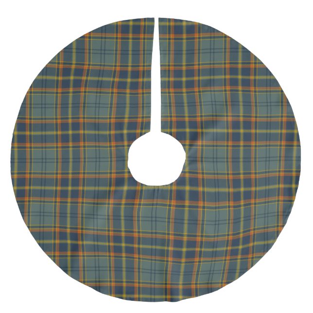 Antrim County IrenTartan Polyester Weihnachtsbaumdecke (Vorderseite)