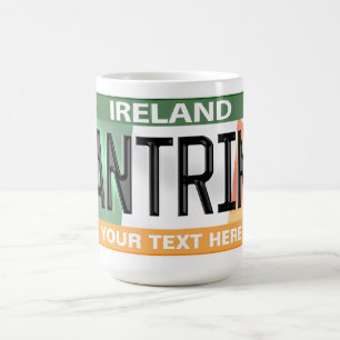 Antrim Ireland Custom License Plate Kaffeetasse