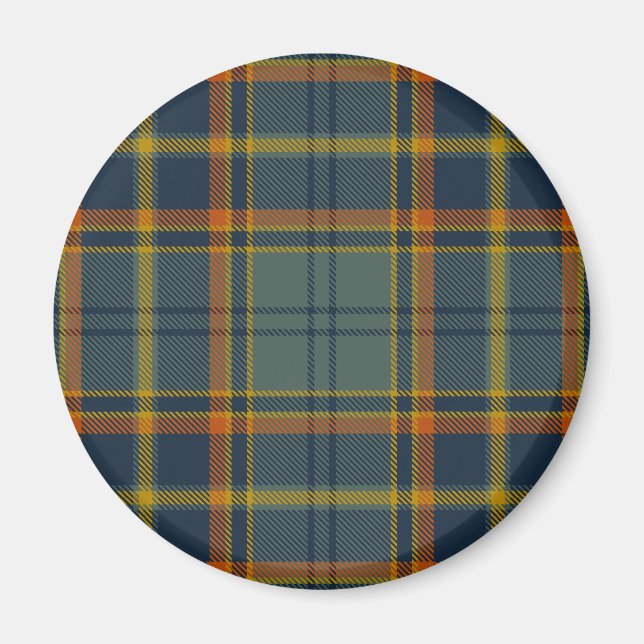 Antrim Landkreis Irish Tartan Magnet (Vorne)
