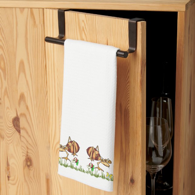 Ants Apple Pie Grass Floral Küche Handtuch (Drittel gefaltet)