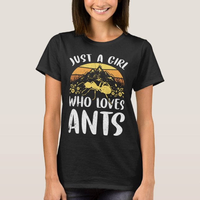 Ants Insects Beetle Bug Entomology T-Shirt (Vorderseite)