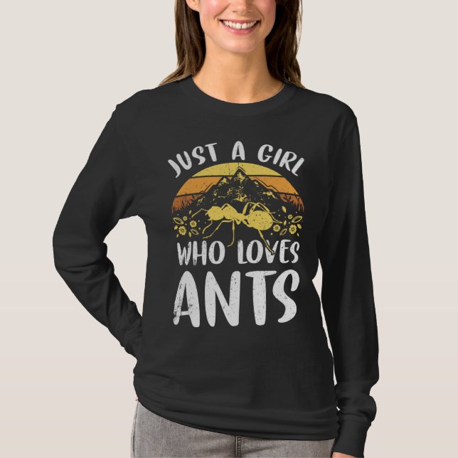 Ants Insects Beetle Bug Entomology T-Shirt (Vorderseite)