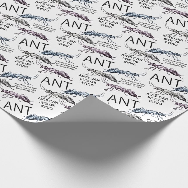 Ants Insects Bugs Geschenkpapier (Ecke)