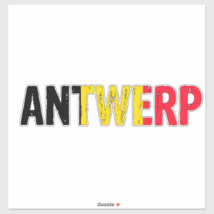 Antwerpen Belgien Aufkleber
