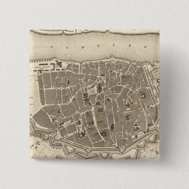 Antwerpen, Belgien Button (Vorderseite)