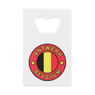 Antwerpen Belgien Geldbeutel Flaschenöffner