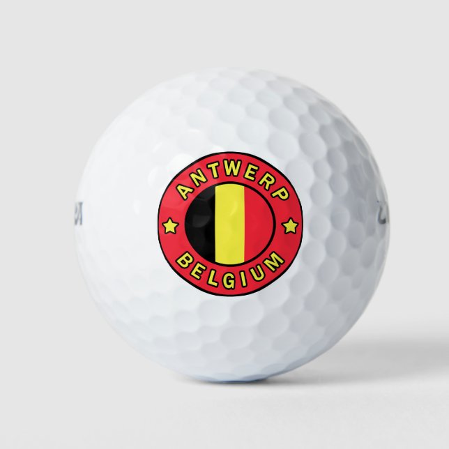 Antwerpen Belgien Golfball (Vorderseite)
