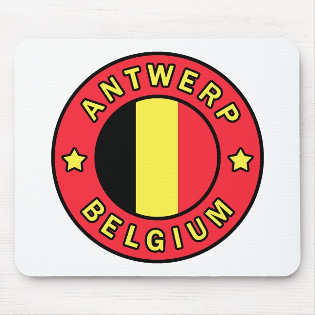 Antwerpen Belgien Mousepad (Vorne)