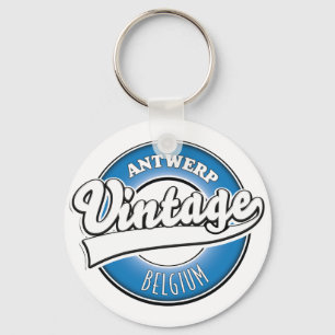 Antwerpen Belgien Vintage-Logo Schlüsselanhänger