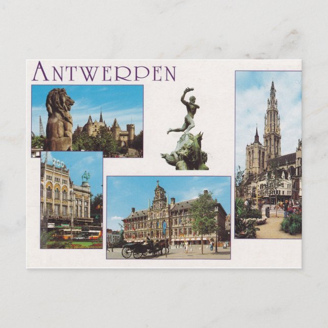 Antwerpen - Postkarte (Vorderseite)