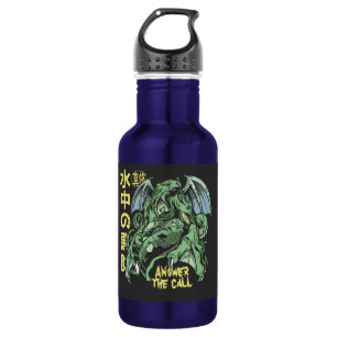 Antwort auf den Anruf Cthulhu mit Japanisch Edelstahlflasche