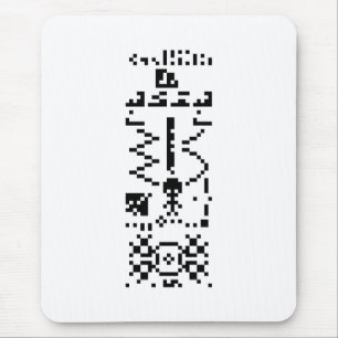 Antwort auf die binäre Arecibo-Nachricht Mousepad