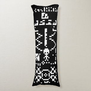 Antwort auf die binäre Meldung von Arecibo Seitenschläferkissen