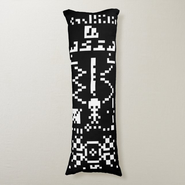 Antwort auf die binäre Meldung von Arecibo Seitenschläferkissen (Vorderseite Vertikal)