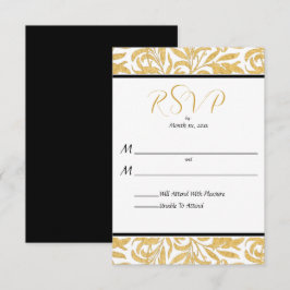 Antwort auf Hochzeiten mit Gold und Schwarz