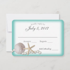 Antwort auf Hochzeiten von Sand Dollar und Perlen