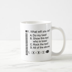 Antwort Blatt Rock The Exam School Testing Encoura Kaffeetasse