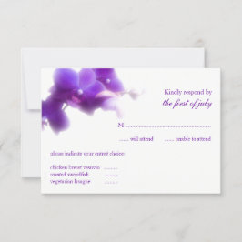 Antwort-Karte für Hochzeiten RSVP Karte