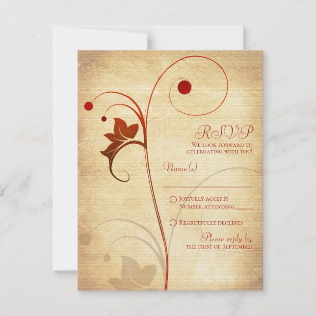 Antwort von Herbst-Weinbergen auf Hochzeit (Vorderseite)