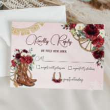 Antwort von Red Burgundy Floral Charro West Quince